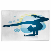 Gymnastic Figure Rugs 43719836