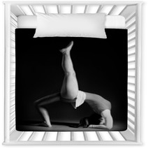 Gymnastics Pose Black And White Nursery Decor 50343078