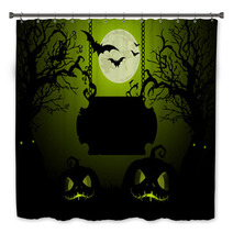 Halloween Background Bath Decor 91976135
