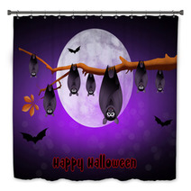 Halloween Bats Bath Decor 91834470