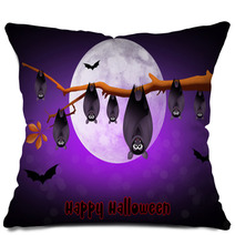 Halloween Bats Pillows 91834470