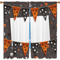 Halloween Card Decoration Window Curtains 67958136