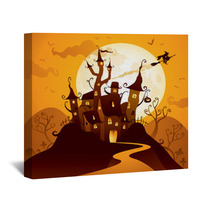 Halloween Castle Wall Art 55595555