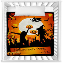 Halloween Disco-party Card Nursery Decor 16721762