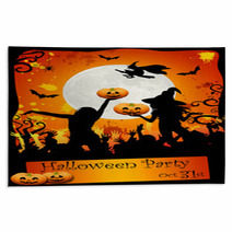 Halloween Disco-party Card Rugs 16721762