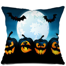 Halloween Night With Pumpkins Pillows 56618669