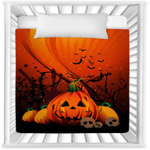 Halloween Pumpkin Vector Nursery Decor 26152840