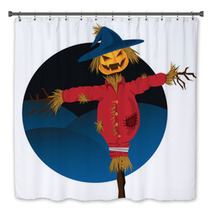 Halloween Scarecrow Bath Decor 25734463