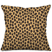 Hand Drawn Seamless Stylized Animal Skin Pattern Pillows 74480559