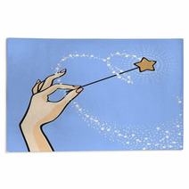 Hand With A Magic Wand Rugs 30079108