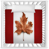 Handmade Canadian Flag Nursery Decor 3590665