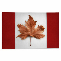 Handmade Canadian Flag Rugs 3590665