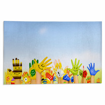 Hands In Paint Rugs 58558051