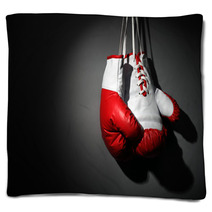 Hang Up Your Boxing Gloves Blankets 59989173