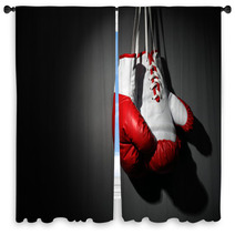 Hang Up Your Boxing Gloves Window Curtains 59989173