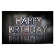 Happy Birthday Letterpress Rugs 69380311