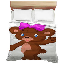 Happy Cartoon Baby Bear Bedding 67515917