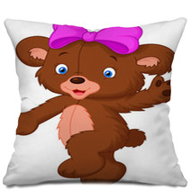 Happy Cartoon Baby Bear Pillows 67515917