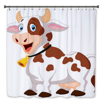 Happy Cartoon Cow Bath Decor 70332395
