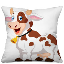 Happy Cartoon Cow Pillows 70332395