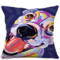 Happy Dog Pillows 219580703