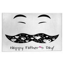 Happy Father's Day  Background Or Card Rugs 62762911