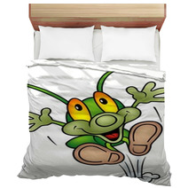 Happy Green Bug  Big Jump Bedding 12371340