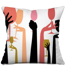 Happy Hour Colors Pillows 53410629