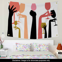 Happy Hour Colors Wall Art 53410629