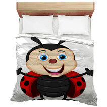 Happy Ladybug Cartoon Bedding 56991227