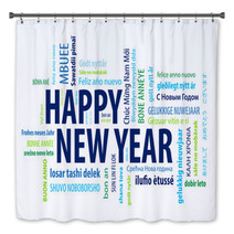 Happy New Year Bath Decor 98847140