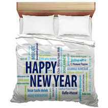 Happy New Year Bedding 98847140