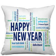 Happy New Year Pillows 98847140