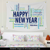 Happy New Year Wall Art 98847140