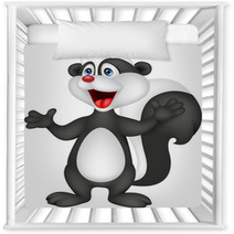 Happy Skunk Cartoon Nursery Decor 50106254