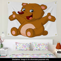 Happy Teddy Bear Wall Art 30562746