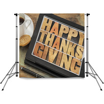 Happy Thanksgiving On Digital Tablet Backdrops 57651228