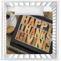 Happy Thanksgiving On Digital Tablet Nursery Decor 57651228