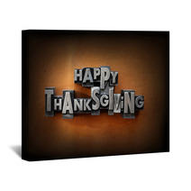 Happy Thanksgiving Wall Art 56058920