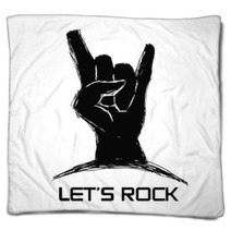 Hard Rock Design Blankets 72641842