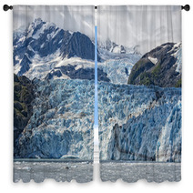 Harriman Glacier In Alaska Window Curtains 63087637