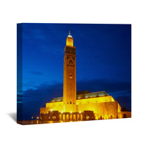 Hassan II Mosque In Casablanca, Morocco Africa Wall Art 59079001