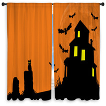Haunted Hill Window Curtains 57787221