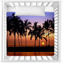 Hawaiian Sunset On Big Island, Anaehoomalu Bay Nursery Decor 62759661