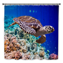 Hawksbill Turtle - Eretmochelys Imbricata Bath Decor 68905745