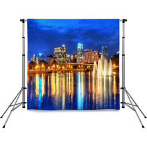 Hdr Image Of Orlando Skyline With Lake Lucerne In Foreground Backdrops 43664638