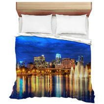 Hdr Image Of Orlando Skyline With Lake Lucerne In Foreground Bedding 43664638
