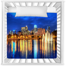 Hdr Image Of Orlando Skyline With Lake Lucerne In Foreground Nursery Decor 43664638