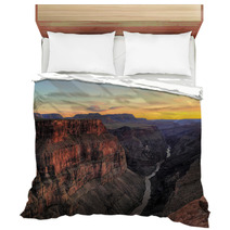 HDR, Toroweap Point Sunset, Grand Canyon National Park Bedding 41831780