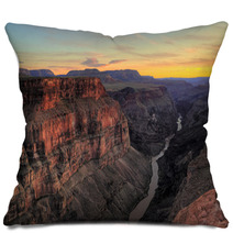 HDR, Toroweap Point Sunset, Grand Canyon National Park Pillows 41831780